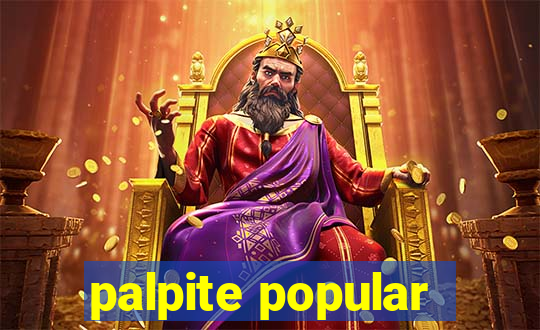 palpite popular